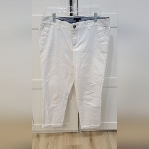 Tommy Hilfiger white cropped pants